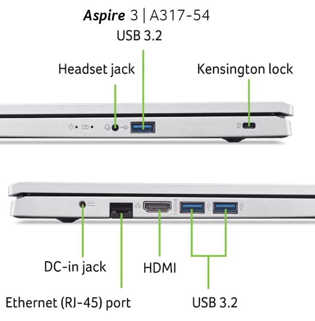 acer aspire 3 a317 54 54dz, ordinateur portable 17,3'' full hd ips, pc portable (intel core i5 1235u, ram 16 go, ssd 512 go, intel iris xe graphics, windows 11), laptop gris,... acer aspire 3 a317 54 54dz, ordinateur portable 17,3'' full hd ips, pc portable (intel core i5 1235u, ram 16 go, ssd 512 go, intel iris xe graphics, windows 11), laptop gris,...