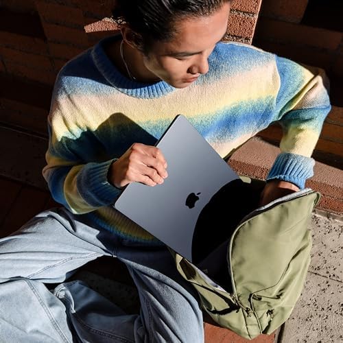 apple 2024 portable macbook air 15 pouces avec puce m3 : écran liquid retina 15,3 pouces, 16 go de mémoire unifiée, 512 go de stockage ssd, clavier rétroéclairé, caméra facetime... apple 2024 portable macbook air 15 pouces avec puce m3 : écran liquid retina 15,3 pouces, 16 go de mémoire unifiée, 512 go de stockage ssd, clavier rétroéclairé, caméra facetime...