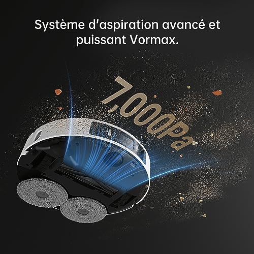 dreame l20 ultra complete robot aspirateur laveur avec technologie mopextend, démontage, levage et auto lavage des serpillières, 7 000 pa, ai action lds navigation, station... dreame l20 ultra complete robot aspirateur laveur avec technologie mopextend, démontage, levage et auto lavage des serpillières, 7 000 pa, ai action lds navigation, station...