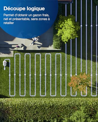 ecovacs goat g1 800 robot tondeuse sans fil périphérique 800㎡ (évitement d'obstacles 3d aivi, planification intelligente, gestion de 16 zones, réglage de zone interdite,... ecovacs goat g1 800 robot tondeuse sans fil périphérique 800㎡ (évitement d'obstacles 3d aivi, planification intelligente, gestion de 16 zones, réglage de zone interdite,...