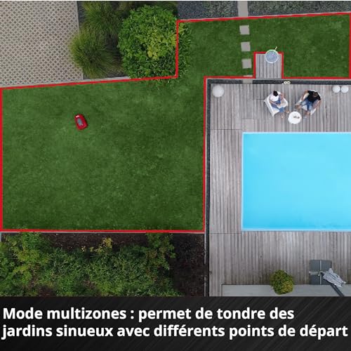 einhell robot tondeuse freelexo 1200 lcd bt power x change (li ion, 18 v, 1200 m², l'application bluetooth, jusqu'à 35%, avec accessoires installation, batterie 5.2 ah, station... einhell robot tondeuse freelexo 1200 lcd bt power x change (li ion, 18 v, 1200 m², l'application bluetooth, jusqu'à 35%, avec accessoires installation, batterie 5.2 ah, station...