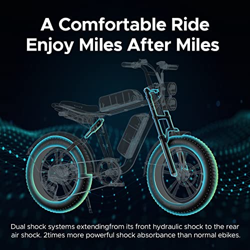engwe m20 vélo électrique pour homme avec pneus fat tire 20" x 4,0" 48 v 13 ah longue portée 50 km à 100 km 7 vitesses (vert) engwe m20 vélo électrique pour homme avec pneus fat tire 20" x 4,0" 48 v 13 ah longue portée 50 km à 100 km 7 vitesses (vert)