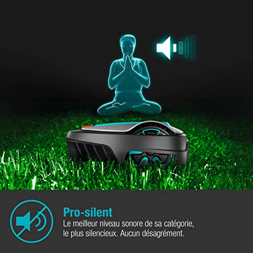 gardena sileno city 250 | tondeuse robot jusqu'à 250m² tond sous la pluie et passages étroits, bluetooth app, capteur de gel, très silencieux, automatique (15001 26),... gardena sileno city 250 | tondeuse robot jusqu'à 250m² tond sous la pluie et passages étroits, bluetooth app, capteur de gel, très silencieux, automatique (15001 26),...