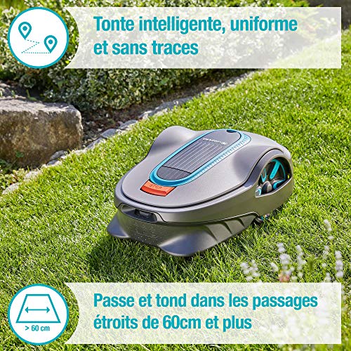 gardena sileno life : tondeuse robot pour surface de jusqu'à 1000 m², fonction easy passage, pentes jusqu'à 35%, silencieux, version fr/nl (15102 26) gardena sileno life : tondeuse robot pour surface de jusqu'à 1000 m², fonction easy passage, pentes jusqu'à 35%, silencieux, version fr/nl (15102 26)