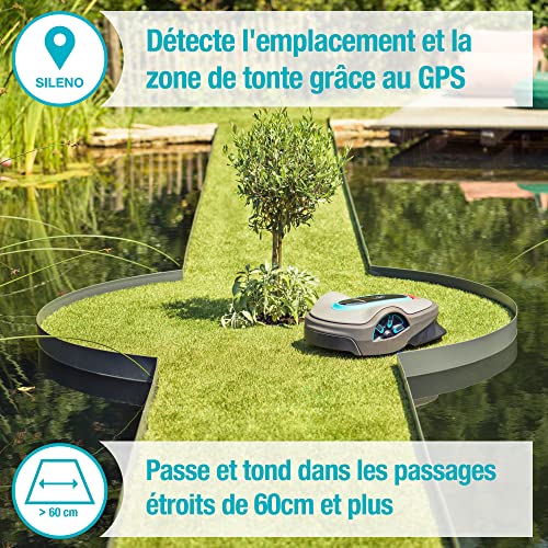 gardena tondeuse robot smart sileno city 500 m² set: technologie lona ia innovante, réglage via application, sensorcontrol, pour pentes 35% max, passerelle smart, fr version... gardena tondeuse robot smart sileno city 500 m² set: technologie lona ia innovante, réglage via application, sensorcontrol, pour pentes 35% max, passerelle smart, fr version...
