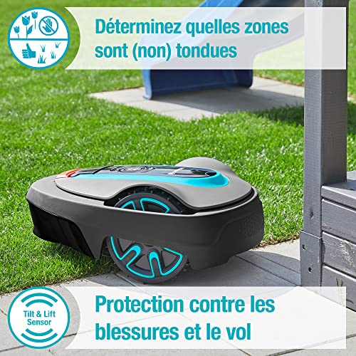 gardena tondeuse robot smart sileno city 500 m² set: technologie lona ia innovante, réglage via application, sensorcontrol, pour pentes 35% max, passerelle smart, fr version... gardena tondeuse robot smart sileno city 500 m² set: technologie lona ia innovante, réglage via application, sensorcontrol, pour pentes 35% max, passerelle smart, fr version...