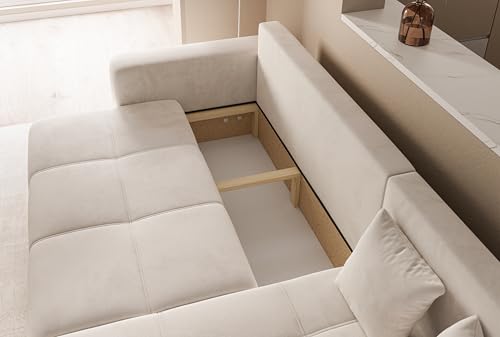 grekpol canapé d'angle convertible 145x248 à gauche ou à droite canapé 3 places convertible canapé beige canapé avec espace de rangement canapé lit canapé convertible grekpol canapé d'angle convertible 145x248 à gauche ou à droite canapé 3 places convertible canapé beige canapé avec espace de rangement canapé lit canapé convertible