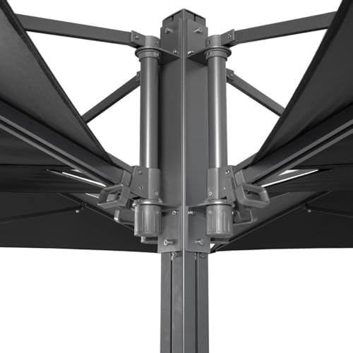 hespéride parasol décentré 4 en 1 setiri ardoise hespéride parasol décentré 4 en 1 setiri ardoise