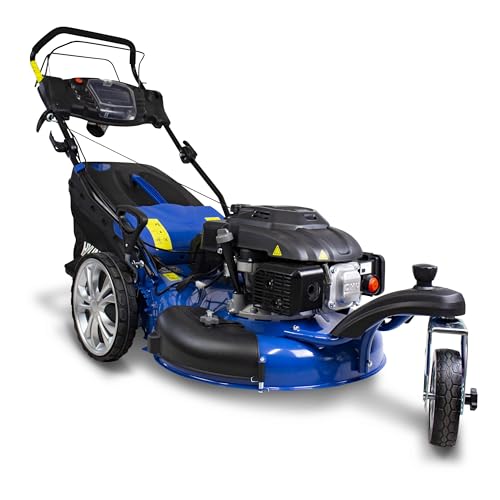 hyundai tondeuse thermique auto tractée 196 cm³ démarrage électrique 56 cm de coupe htdt561es 1 hyundai tondeuse thermique auto tractée 196 cm³ démarrage électrique 56 cm de coupe htdt561es 1