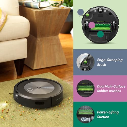 irobot aspirateur robot connecté roomba® j7+ avec système d'autovidage 2 extracteurs en caoutchouc multisurfaces idéal pour les animaux cartographie, mémorise et s'adapte... irobot aspirateur robot connecté roomba® j7+ avec système d'autovidage 2 extracteurs en caoutchouc multisurfaces idéal pour les animaux cartographie, mémorise et s'adapte...