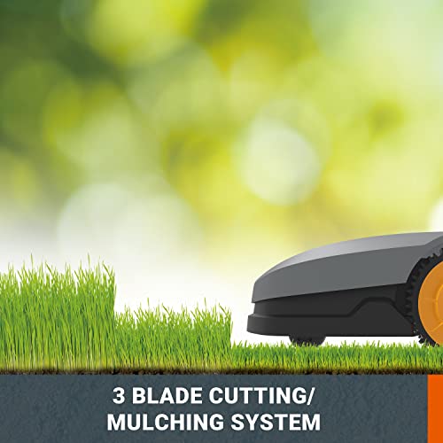 landxcape 18v(20v max) 400m² tondeuse à gazon robotisée lx796, système de muching, capteur de sécurité, ultra silencieuse landxcape 18v(20v max) 400m² tondeuse à gazon robotisée lx796, système de muching, capteur de sécurité, ultra silencieuse