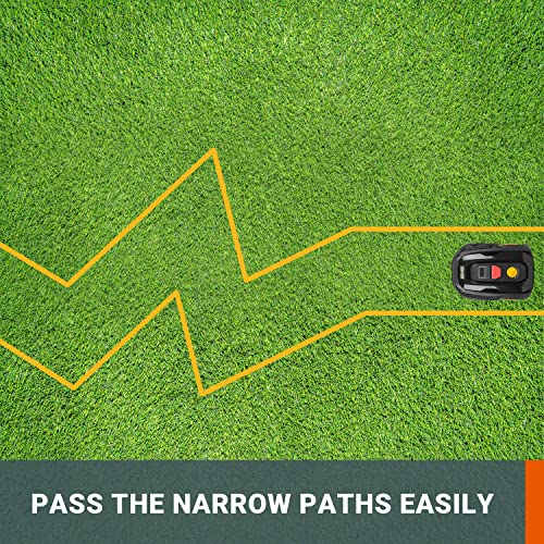 landxcape 18v(20v max) 400m² tondeuse à gazon robotisée lx796, système de muching, capteur de sécurité, ultra silencieuse landxcape 18v(20v max) 400m² tondeuse à gazon robotisée lx796, système de muching, capteur de sécurité, ultra silencieuse