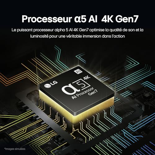 lg tv led 2024 | 55ut73 | 55 pouces | uhd | processeur α5 gen 7 ai 4k, noir lg tv led 2024 | 55ut73 | 55 pouces | uhd | processeur α5 gen 7 ai 4k, noir