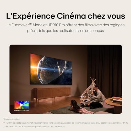 lg tv led 2024 | 55ut73 | 55 pouces | uhd | processeur α5 gen 7 ai 4k, noir lg tv led 2024 | 55ut73 | 55 pouces | uhd | processeur α5 gen 7 ai 4k, noir