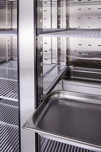 metro professional congélateur side by side gfr1400, inox, 940 l, double porte, froid ventilé, 980 w, avec serrure, argenté metro professional congélateur side by side gfr1400, inox, 940 l, double porte, froid ventilé, 980 w, avec serrure, argenté