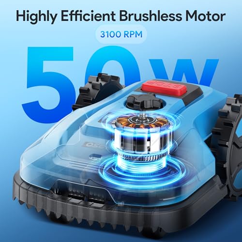 osoeri tondeuse robot pour jardins jusqu'à 800 m², moteur sans balais 50w, 20v 4,0 ah robot tondeuse avec app, largeur et hauteur de coupe 18cm /20 60mm, retour automatique à la... osoeri tondeuse robot pour jardins jusqu'à 800 m², moteur sans balais 50w, 20v 4,0 ah robot tondeuse avec app, largeur et hauteur de coupe 18cm /20 60mm, retour automatique à la...