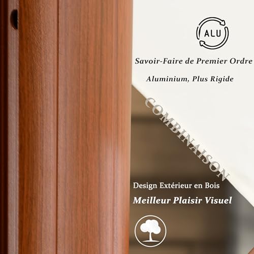 purple leaf parasol déporté 3,3 x 3,3 m avec pieds de parasol et housse de protection, aspect du teck en aluminium parasol de jardin extérieur, cream purple leaf parasol déporté 3,3 x 3,3 m avec pieds de parasol et housse de protection, aspect du teck en aluminium parasol de jardin extérieur, cream