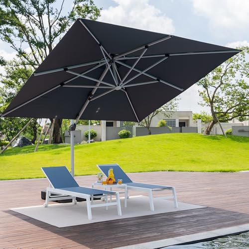 purple leaf parasol déporté rectangulaire 2.7 x 3.65 m avec led, parasol de jardin extérieur toit à double rotatif 360°, parasol excentré inclinable, parasol terrasse extérieur,... purple leaf parasol déporté rectangulaire 2.7 x 3.65 m avec led, parasol de jardin extérieur toit à double rotatif 360°, parasol excentré inclinable, parasol terrasse extérieur,...
