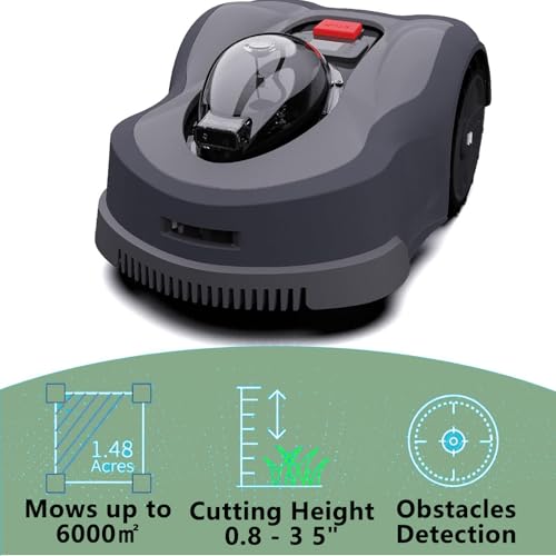 robot tondeuse à gazon pour jardins jusqu'à 3 000/6 000 m² sans câbles périphériques tondeuse à gazon intelligente automatique pour pelouse bien... robot tondeuse à gazon pour jardins jusqu'à 3 000/6 000 m² sans câbles périphériques tondeuse à gazon intelligente automatique pour pelouse bien...