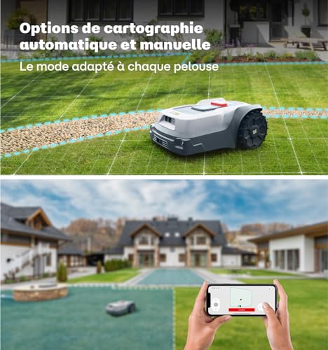 roboup tondeuse robot t1200pro sans fil périphérique, avec rtk amélioré, tonte personnalisée, détection d’obstacles en temps réel grâce à l’intelligence artificielle roboup tondeuse robot t1200pro sans fil périphérique, avec rtk amélioré, tonte personnalisée, détection d’obstacles en temps réel grâce à l’intelligence artificielle