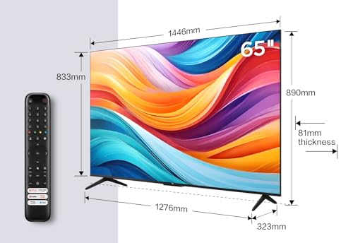 tcl tv qled 65t7b 4k hdr pro 65’’ avec google tv et système sonore dolby atmos, compatible avec l’assistant google et alexa tcl tv qled 65t7b 4k hdr pro 65’’ avec google tv et système sonore dolby atmos, compatible avec l’assistant google et alexa