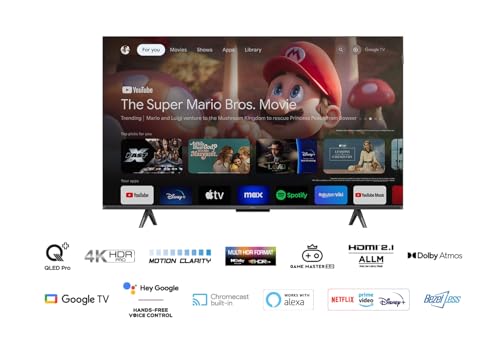 tcl tv qled 65t7b 4k hdr pro 65’’ avec google tv et système sonore dolby atmos, compatible avec l’assistant google et alexa tcl tv qled 65t7b 4k hdr pro 65’’ avec google tv et système sonore dolby atmos, compatible avec l’assistant google et alexa