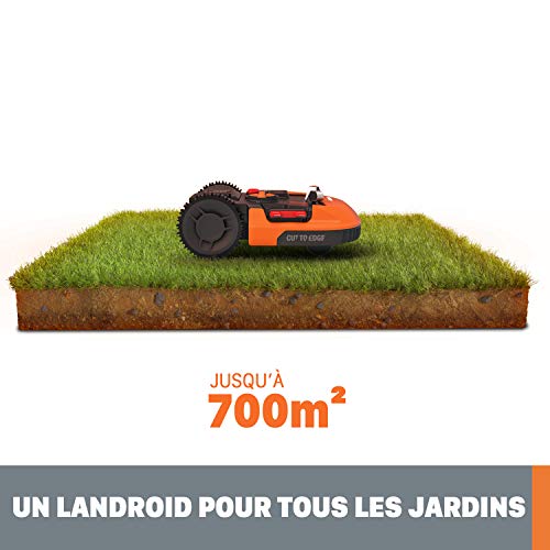 worx landroid 700 m² robot tondeuse connecté wr142e (installation facile, configurable, autonome, contrôle à distance via app, tonte intelligente,tond sous la pluie) worx landroid 700 m² robot tondeuse connecté wr142e (installation facile, configurable, autonome, contrôle à distance via app, tonte intelligente,tond sous la pluie)